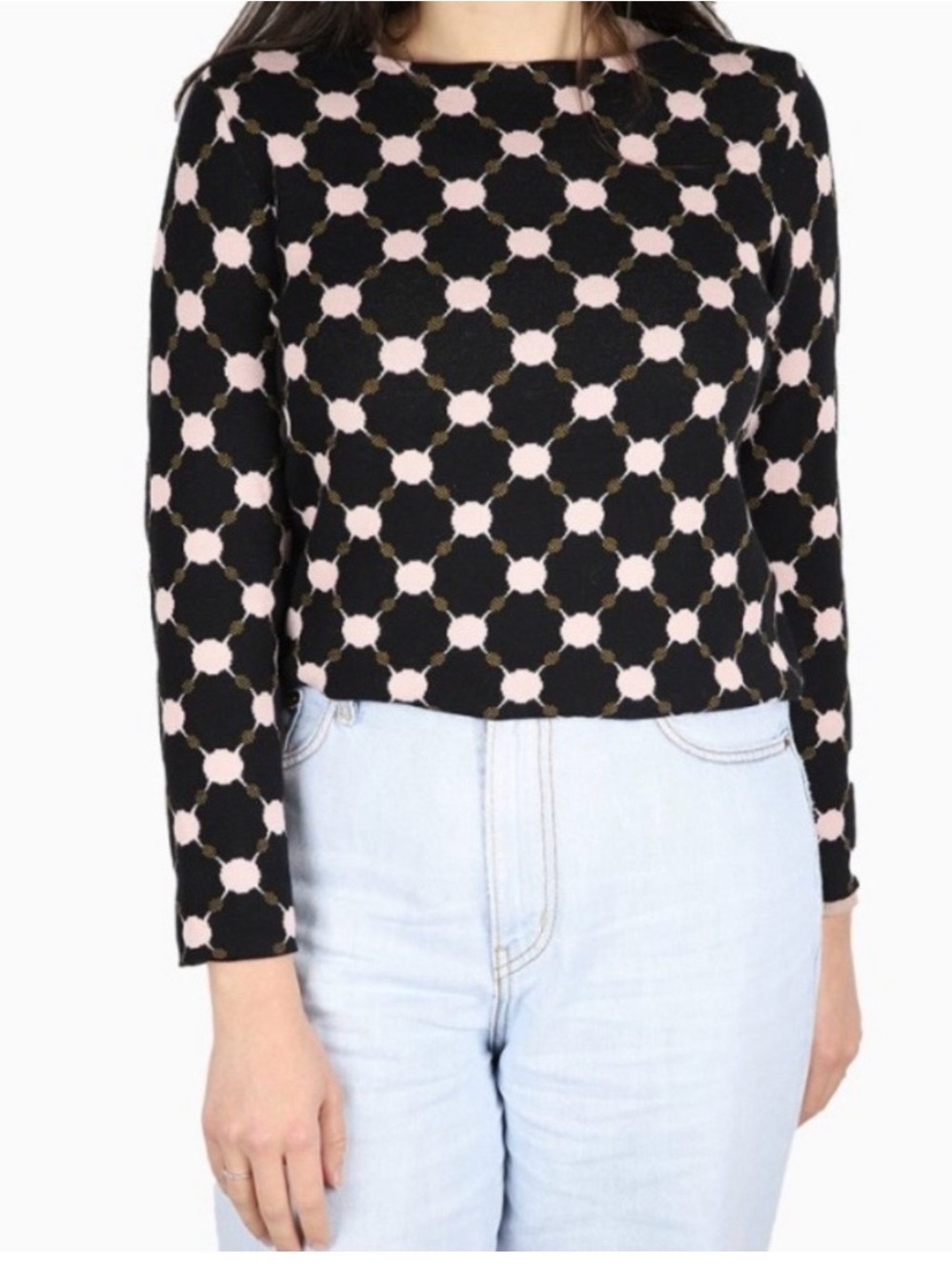 Ann Taylor Polka Dot Diamond Print
Size: Small petite NWOT